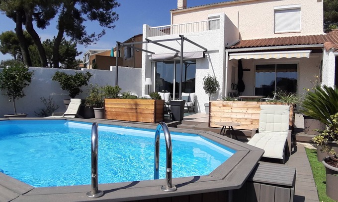 Roquefort-la-Bedoule House | Detached house, private pool and SPA, quiet, near Cassis and La Ciotat