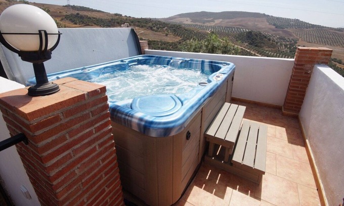 Valle de Abdalagis Villa | Detached Villa with Pool and large heated Jacuzzi, stunning Mountain Views