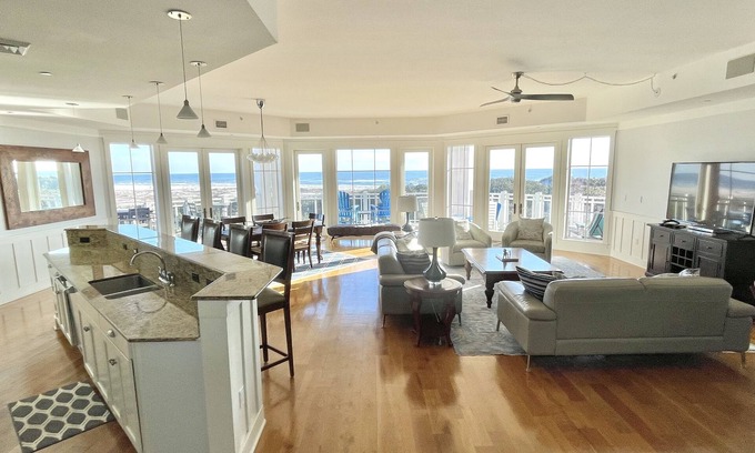 WaterSound Beach Condo | Direct Gulffront! BREATHTAKING 270 degree Ocean Views! Large 2600 sqft 3bdrm!