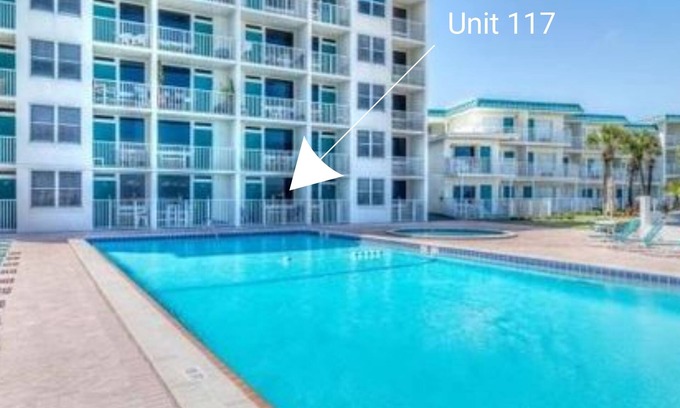 South Peninsula Historic District Condo | Direct Ocean Front- 1st Floor Studio/1Bath Condo