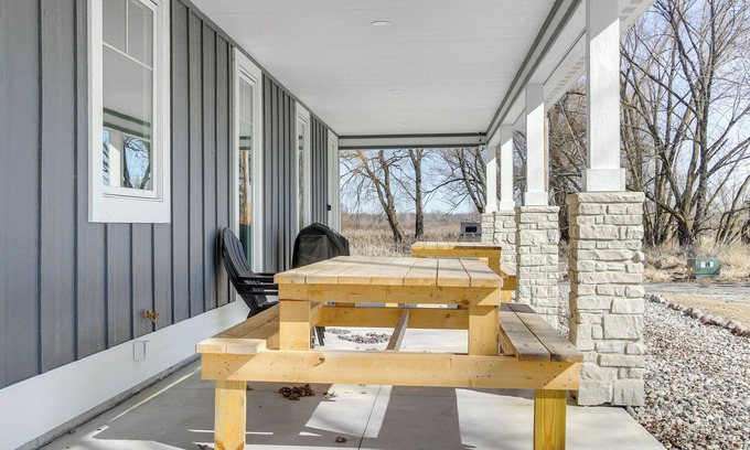 Oconto Cottage | Dock & Panoramic Bay Views: Oconto Retreat!