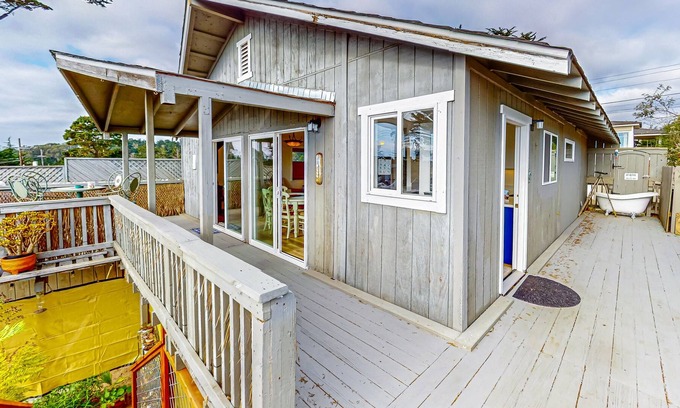 Old Town House | Dog-friendly home near local shops with bay & ocean view, deck, & wood stove