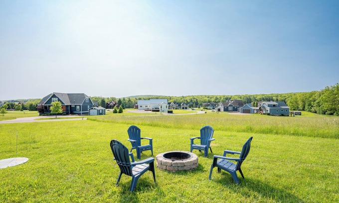 Waterfront Greens House | Dog Friendly Lake Escape w/Dock Slip & Hot Tub