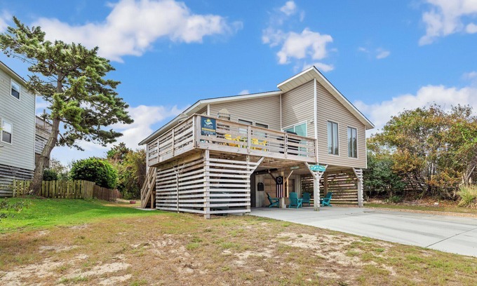 Nags Head House | Dog-Friendly OBX Escape w/Pool & Hot Tub