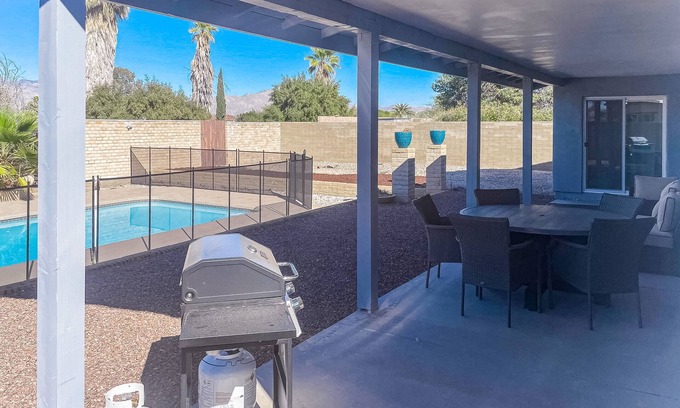 Tucson House | Dog-Friendly, Remodeled Home w/Large Patio, Private Pool, Fenced Yard, Gas Grill