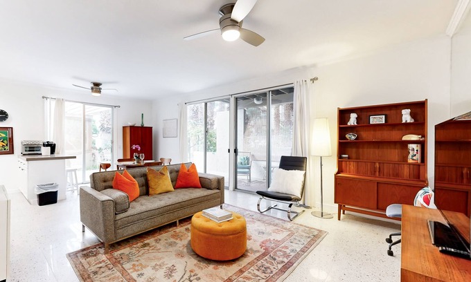 Indian Wells Apartment | Dog-friendly studio condo near golf with 3 pools, patio, grill, W/D, & AC