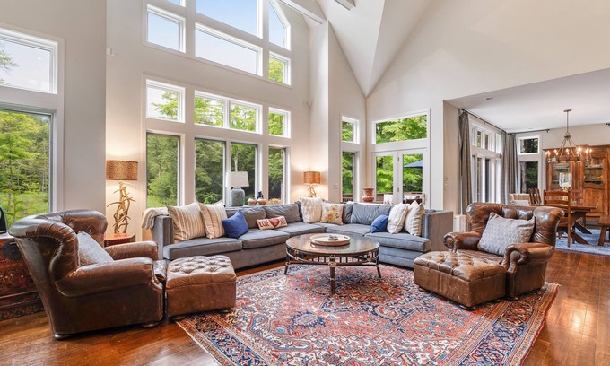 Warren House | Dog-friendly, three-story home with fireplace and washer/dryer - near Sugarbush