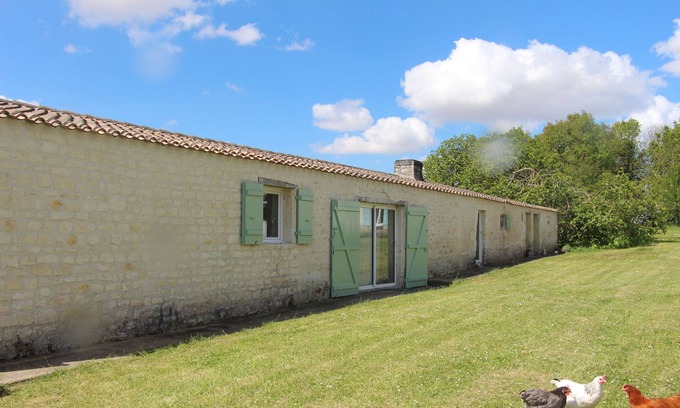 Barzan Cottage | Domaine de Kiba - Le Chai 2 Chambres - Charme et Confort vue sur les Vignes