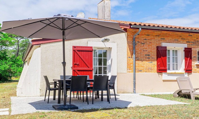 Naujac-Sur-Mer House | DOMAINE DU FLAMAND - Gîte Plaisance, 4 people near the ocean - Médoc Océan