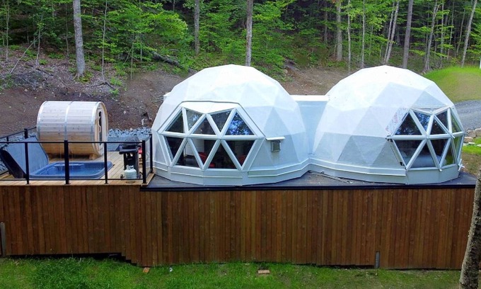 La Conception Ski Chalet | Dome at Bel Air Ideal for a couple Private Jacuzzi & sauna - Bbq - Gas fireplace