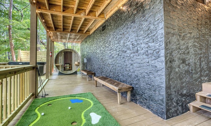 Blue Ridge Cabin | Dome, Hammock, Sauna, Golf, Best Location in BR