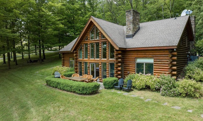 Ancram House | Doodletown Cabin: Pond, Outdoor Firepit + Dining