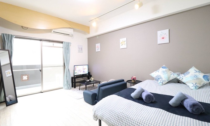 Namba Apartment | Dotonbori 4 Min Walk・Kuromon Market 8 Min Walk・Shinsaibashi 8 Min Walk・Namba1Sta