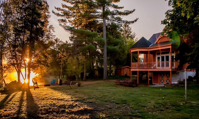 Boyne City House | Downtown Boyne City on Boyne River - 4 BR/4 Full BA - 3,800 sq ft. - Sleeps 13