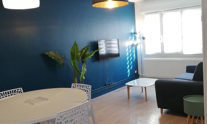 Reims Apartment | Downtown-Pool UCPA-Salle ARENA- 3 Beds 5 persons