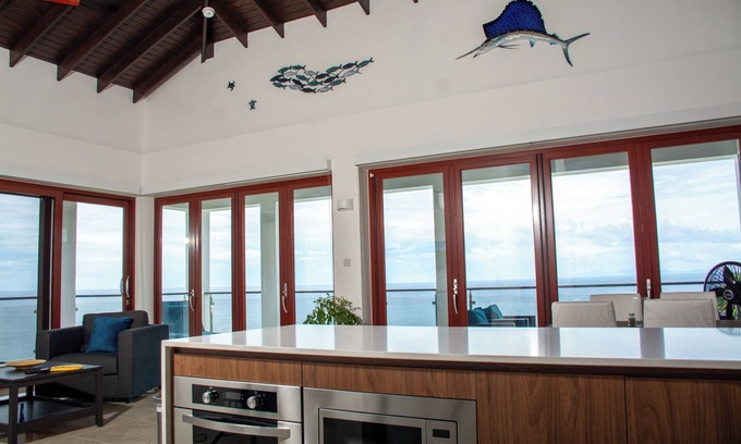 Marigot Bay Apartment | Dream Caribbean Sea Views in Marigot, Saint LucianA wine lovers paradise