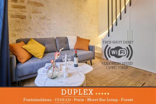 Veneux-les-Sablons Apartment | Duplex standing 7min➤Fontainebleau-INSEAD⎮45min➤Paris