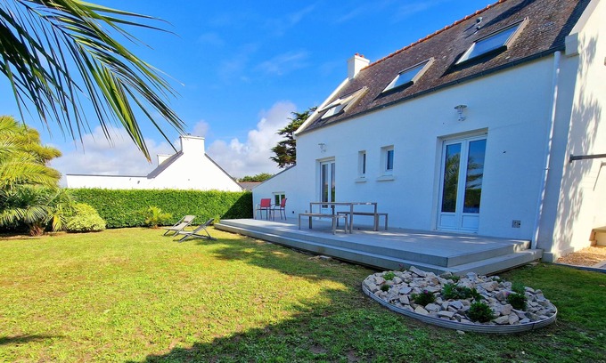 Cleder House | E Petit Pingouin, 6 couchages, mer et plage à 400 mètres
