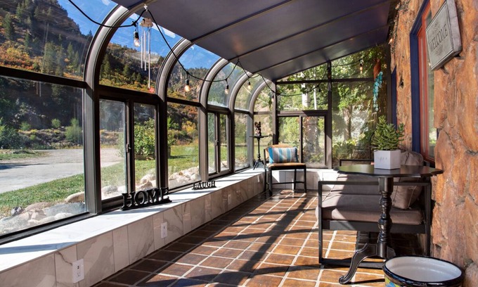 Glenwood Springs House | Earth House on Colorado River, Fisherman's Paradise