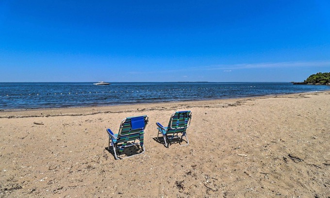Tolchester Beach House | Eastern Shore Hideaway with Grill, Kayaks & Wkend Access Dive Bar & Restaurants