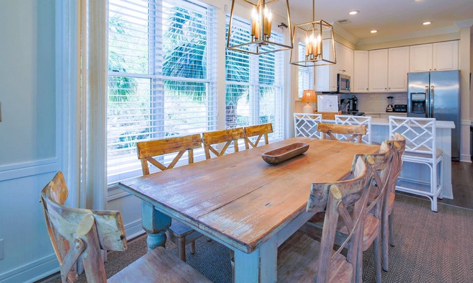 Isle of Palms House | Easy Access to Grand Pavilion Community Pools & Beach! Spacious End Unit w/Terrific Natural Light!