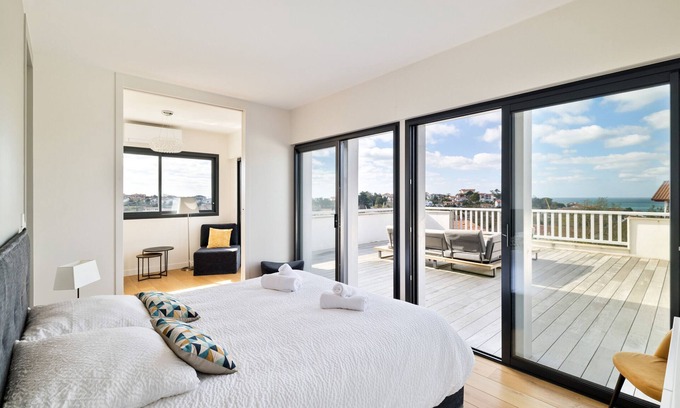 Bidart House | EDEN, superb villa equipped for 8 -10 persons with ocean view - BIDART - BARNES