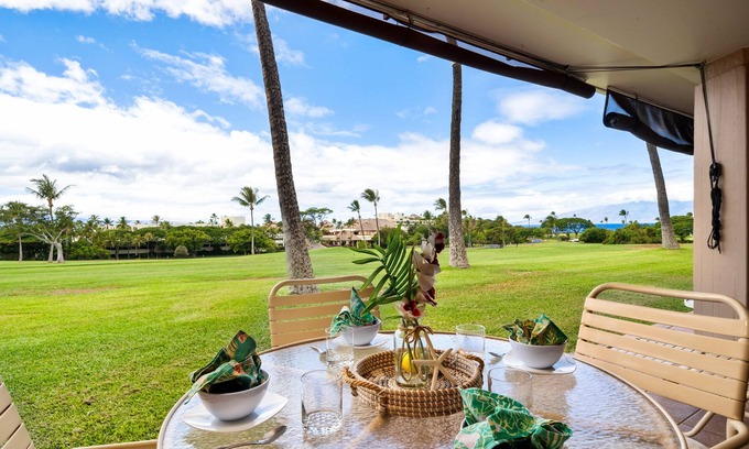 Kaanapali Condo | EL A108 Upscale Golf Course Condo | Lanai, Central AC, Pools, Hot Tubs & Cabana