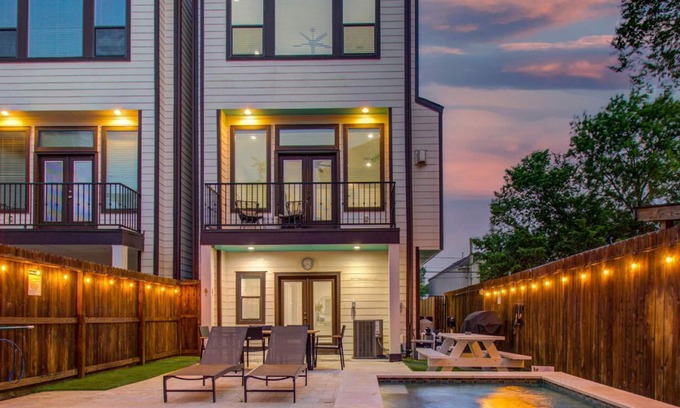 Washington Ave./ Memorial Park House | Elegant 3BR 3.5Bath Home with Private Pool