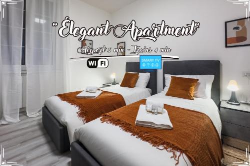Sestri Ponente Apartment | Elegant Apartment - Airport 5min - AC - Smart TV