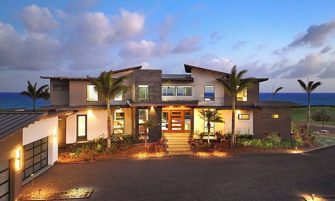 Poipu House | Elegant Hale Makau: Oceanfront Luxury w/Infinity Pool, Hot Tub & Spacious Lanai