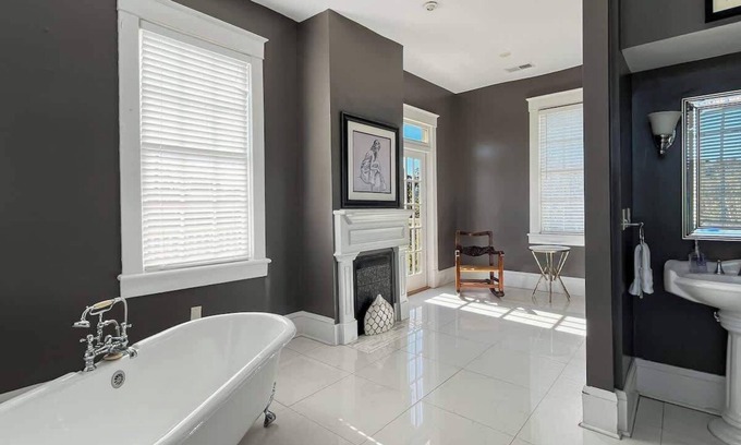 Savannah Victorian District House | Elegant Historic Home, Steps from Forsyth