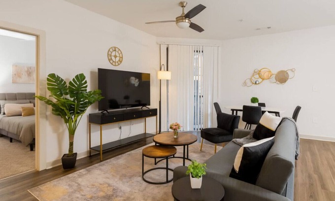 Five Points South Apartment | Elegant Mid-Rise 2BR | Near Everything