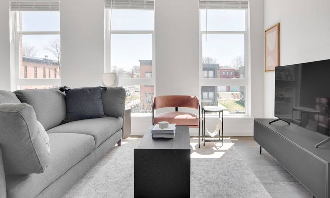 Five Points Apartment | Elegant RiNo 2BR w/ Gym, W/D & Pool, near Coors Field, by Blueground
