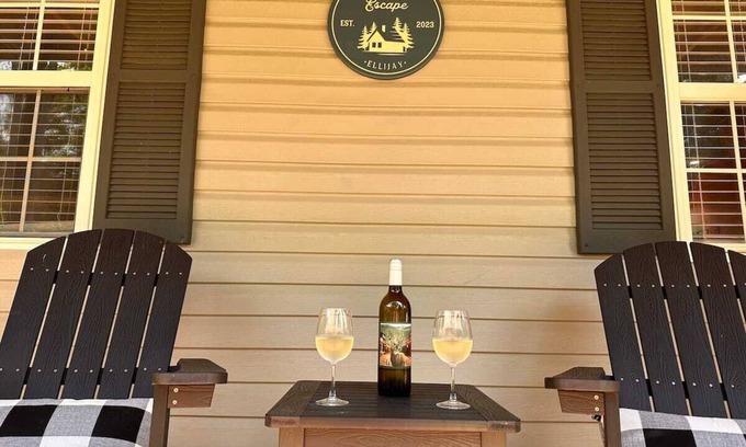 Ellijay House | Ellijay Mountain Escape with Private Pool, Fire Pit, & BBQ!
