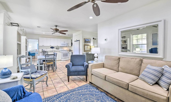 Gulfview Heights House | Emerald Coast Getaway w/Yard - Steps to Beach!