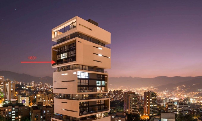 Las Lomas I Apartment | Energy Living! JACUZZI! Huge Patio! 1 Bedroom + Office/2nd Br! 18th floor!