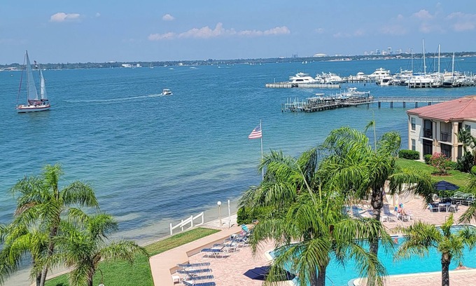 Casa del Mar Condo | Enjoy A Piece Of Paradise! Beautiful water view from this light, bright condo