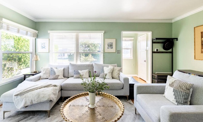 Westchester House | Enjoy a private retreat with this beautiful home featuring a guesthouse + BBQ!