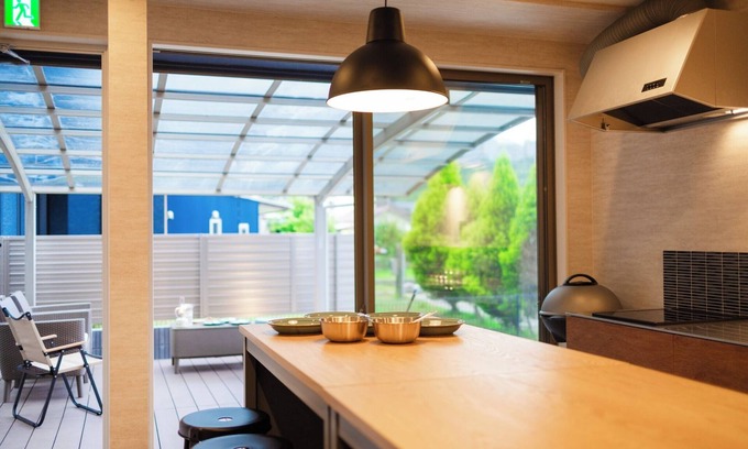 Kyonan House | Enjoy autumn flavors on the wooden deck with a BBQ/Awagun Chiba