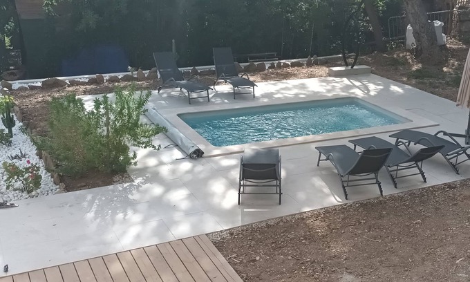 Le Rayol House | Enjoy this large family home in a quiet wooded setting.