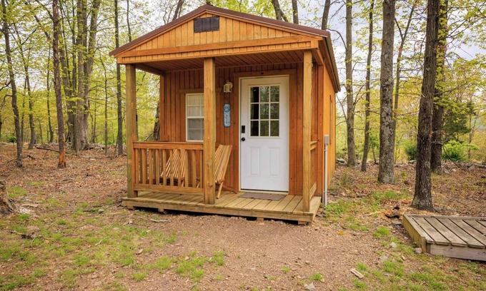 Berkeley Springs Apartment | Enjoy this cabin/tiny home on 24 acres of oak and hickory forest close to Berkeley Springs, WV