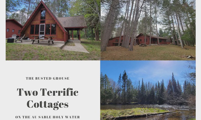 Grayling Cottage | Enjoy two classic cottages in the heart of Michigan's most famed river