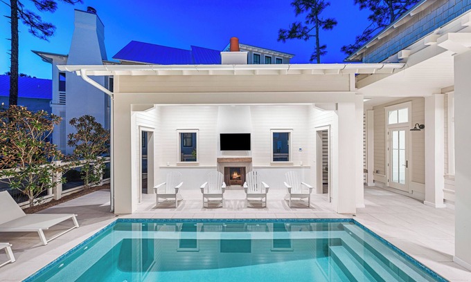 Watercolor House | Enjoy WaterColor with Beach Club Access, Golf Cart, and Private Pool for a Relaxing Vacation!