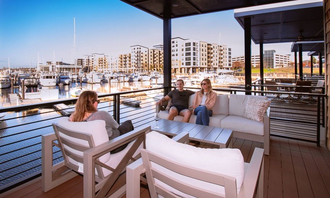 River District Boat Rental | Escape at The Cove - Luxury Floating Villa in Downtown Wilmington