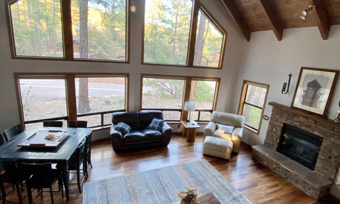 Pine Cabin | Escape the city to our beautiful cabin nestled in the pine trees.
