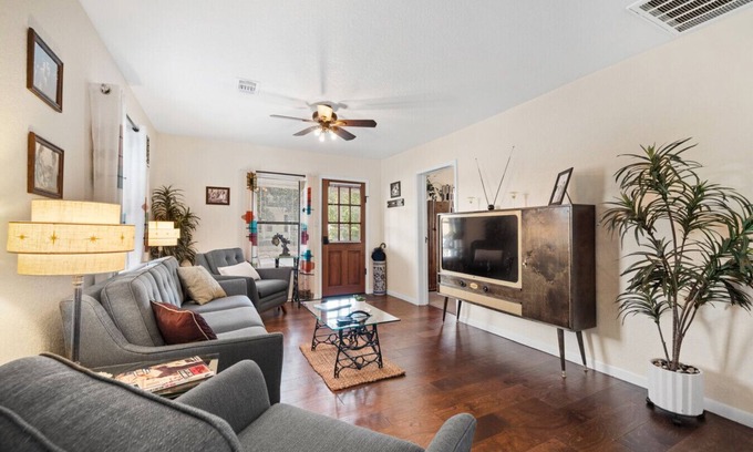 Russellville Apartment | Escape to Retro Bliss: 1950s Themed Duplex with Riverfront Charm!