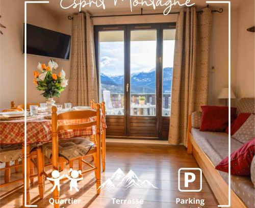 Barcelonnette Apartment | Esprit Montagne - Vue - Balcon - Parking