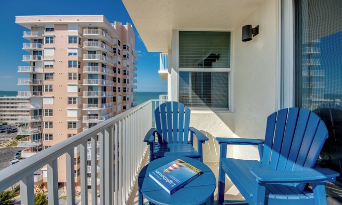 South Island Condo | Estero Beach & Tennis Club #802C - Gorgeous Beachfront Condo with Balcony!