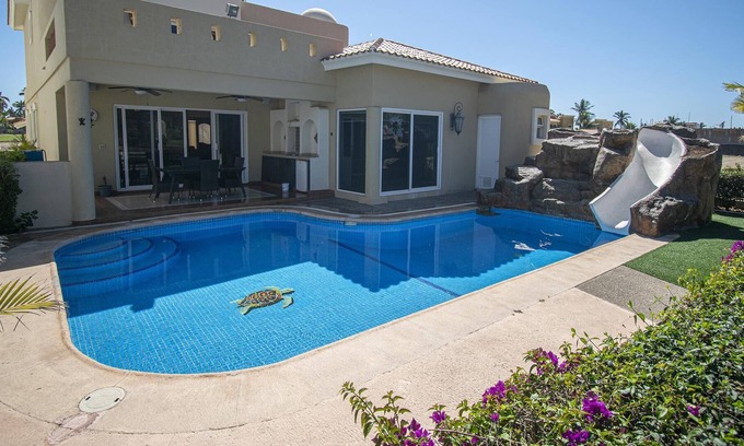 Mazatlan House | Estrella del Mar Private Home with Water Fall Slide into the Pool