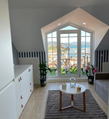 Baiona Old Town Apartment | Estudio impresionantes vistas con terraza y piscina